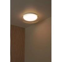 SKETES LED CCT griestu lampa Ø45,7 cm 24 W caurspīdīga (Lucide)