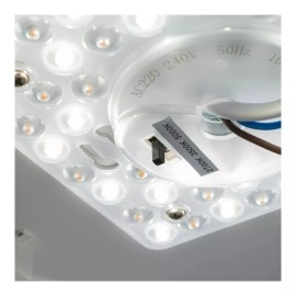 SKETES LED CCT griestu lampa Ø45,7 cm 24 W caurspīdīga (Lucide)