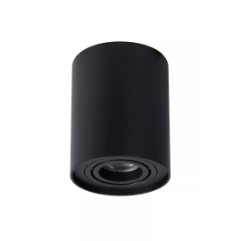 TUBE griestu prožektors Ø9,6 cm 1xGU10 50W melns (Lucide)