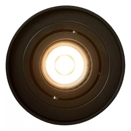TUBE griestu prožektors Ø9,6 cm 1xGU10 50W melns (Lucide)