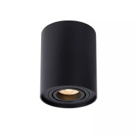 TUBE griestu prožektors Ø9,6 cm 1xGU10 50W melns (Lucide)