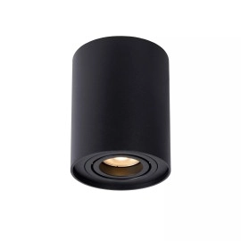 TUBE griestu prožektors Ø9,6 cm 1xGU10 50W melns (Lucide)
