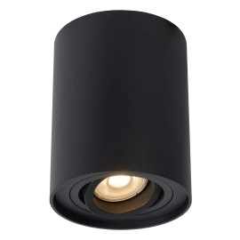 Griestu gaismeklis "TUBE", 50W, 1x GU10, melna, alumīnijs, Lucide, 22952-11-30