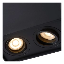 Griestu gaismeklis "TUBE", 2x GU10, alumīnijs, Lucide, 22953-02-31