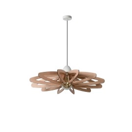 Griestu lampa "ZIDANE", 1x E27, koks, LUCIDE - 77483-76-30