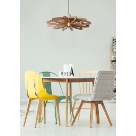 Griestu lampa "ZIDANE", 1x E27, koks, LUCIDE - 77483-76-30