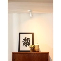 XYRUS LED dim-to-warm griestu prožektors 1x5 W balts (Lucide)