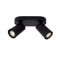 XYRUS LED dim-to-warm griestu prožektors 2x5 W melns (Lucide)