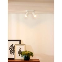 XYRUS LED dim-to-warm griestu prožektors 2x5 W balts (Lucide)