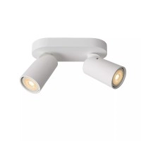 XYRUS LED dim-to-warm griestu prožektors 2x5 W balts (Lucide)