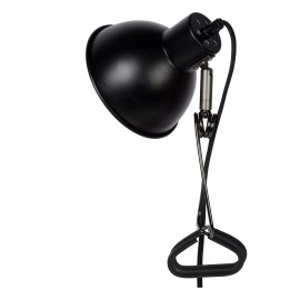 MOYS klipša lampa 1xE27 melna (Lucide)