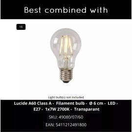 MOYS klipša lampa 1xE27 zaļa (Lucide)