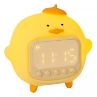 Uzlādējama bērnu nakts lampiņa PINCHA DUCK, LED 1,5 W, 2100 K, dzeltena (Lucide)