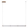 VALENTINE LED piekaramais gaismeklis 36 W 2200/2700/3000 K 122,5 cm šampanieša (Lucide)