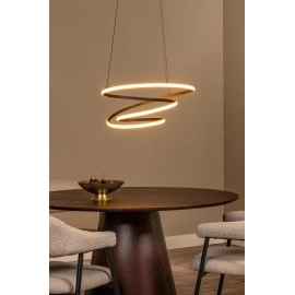 ESPIRAL LED CCT piekaramā lampa 40 W melna (Lucide)