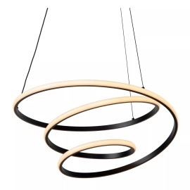 ESPIRAL LED CCT piekaramā lampa 40 W melna (Lucide)