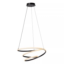ESPIRAL LED CCT piekaramā lampa 40 W melna (Lucide)