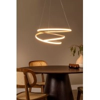 ESPIRAL LED CCT piekaramā lampa 40 W taupe (Lucide)