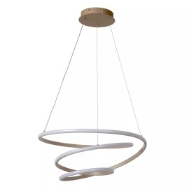 ESPIRAL LED CCT piekaramā lampa 40 W taupe (Lucide)