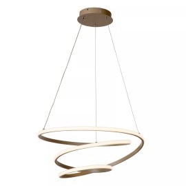 ESPIRAL LED CCT piekaramā lampa 40 W taupe (Lucide)