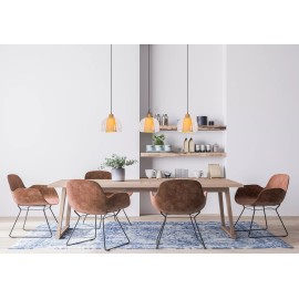 GUNHILD piekarama lampa 3xE27 caurspīdīga (Lucide)