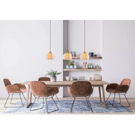 GUNHILD piekarama lampa 3xE27 caurspīdīga (Lucide)