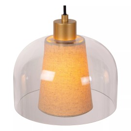 GUNHILD piekarama lampa 3xE27 caurspīdīga (Lucide)