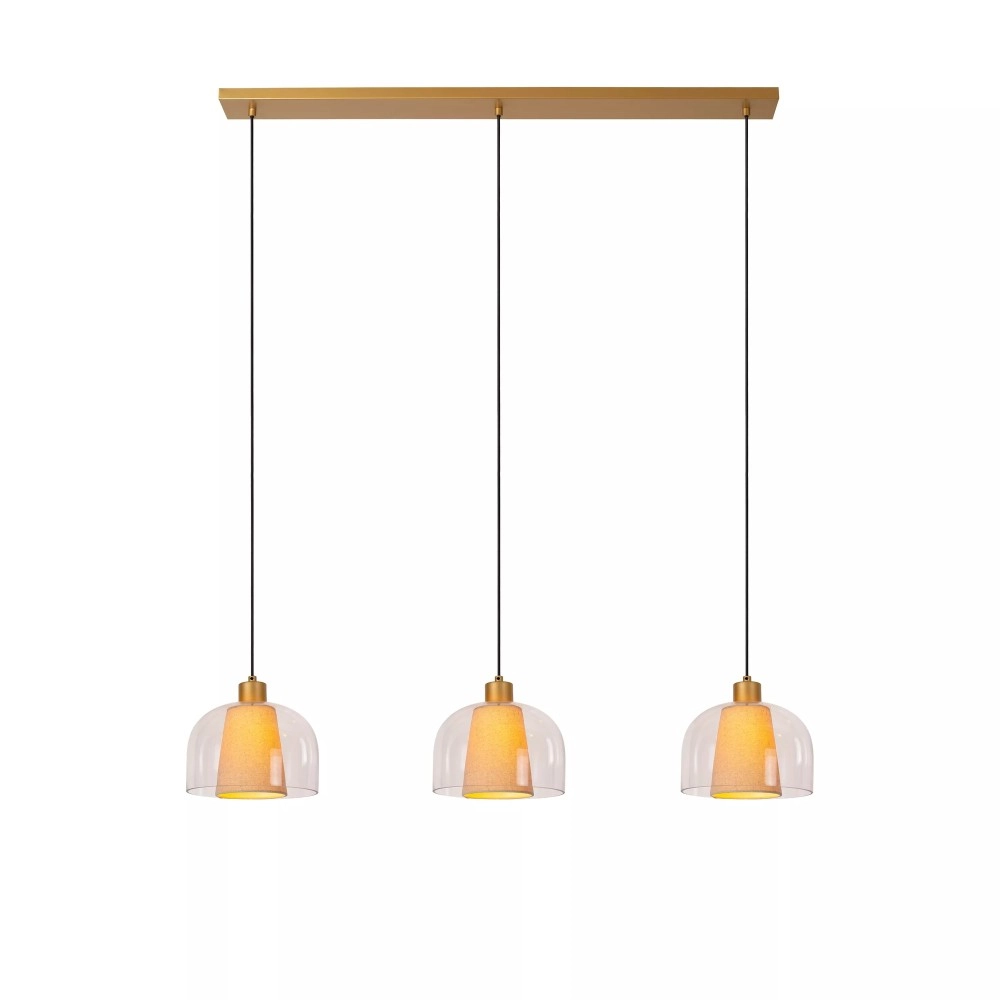 GUNHILD piekarama lampa 3xE27 caurspīdīga (Lucide)