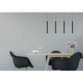LORENZ LED piekaramā lampa 4x4 W 3000K melna (Lucide)