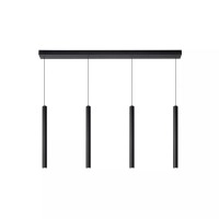 LORENZ LED piekaramā lampa 4x4 W 3000K melna (Lucide)