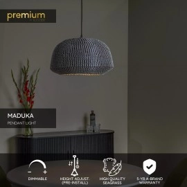 MADUKA piekarama lampa 1xE27 melna (Lucide)