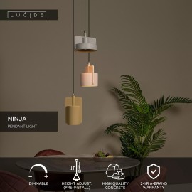 NINJA piekarama lampa 3xE27 daudzkrāsaina (Lucide)