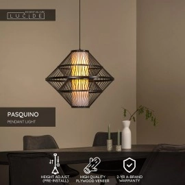 PASQUINO piekarama lampa Ø60 cm 1xE27 melna (Lucide)