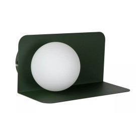 BONNI sienas lampa 1xG9 zaļa (Lucide)