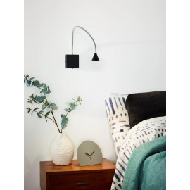 Sienas lasīšanas lampa BUDDY LED 4W 4000K, melna (Lucide)