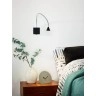 Sienas lasīšanas lampa BUDDY LED 4W 4000K, melna (Lucide)