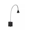 Sienas lasīšanas lampa BUDDY LED 4W 4000K, melna (Lucide)