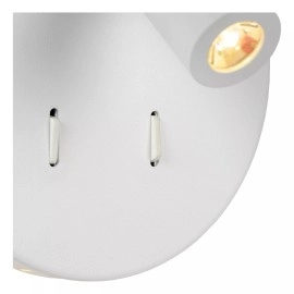 BENTJER LED sienas/naktslampa Ø14 cm 6 W balta (Lucide)