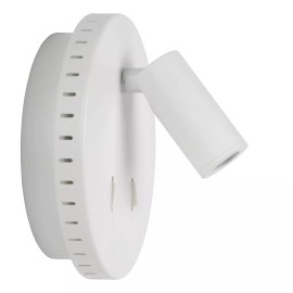 BENTJER LED sienas/naktslampa Ø14 cm 6 W balta (Lucide)