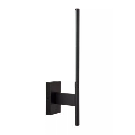 FINAN LED sienas lampa 6 W 2700 K ar USB-C melna (Lucide)
