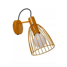 MACARONS sienas lampa 1x40 W okera dzeltena (Lucide)