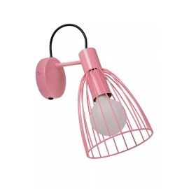 MACARONS sienas lampa 1x40 W rozā (Lucide)