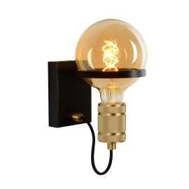 OTTELIEN — sienas lampa, Ø17,7 cm, 1×E27, melna (Lucide)