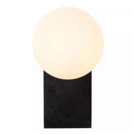TASSA vannas istabas sienas lampa 1x10 W melna (Lucide)