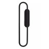 THELMA LED sienas lampa 24 W 2700K melna (Lucide)