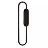 THELMA LED sienas lampa 24 W 2700K melna (Lucide)