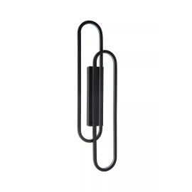 THELMA LED sienas lampa 35 W 2700K melna (Lucide)