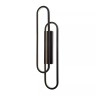 THELMA LED sienas lampa 35 W 2700K melna (Lucide)