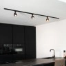 TRACK — sliežu prožektors, 1×GU10, IP20, melns (Lucide)