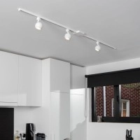 TRACK — sliežu prožektors, 1×GU10, IP20, balts (Lucide)